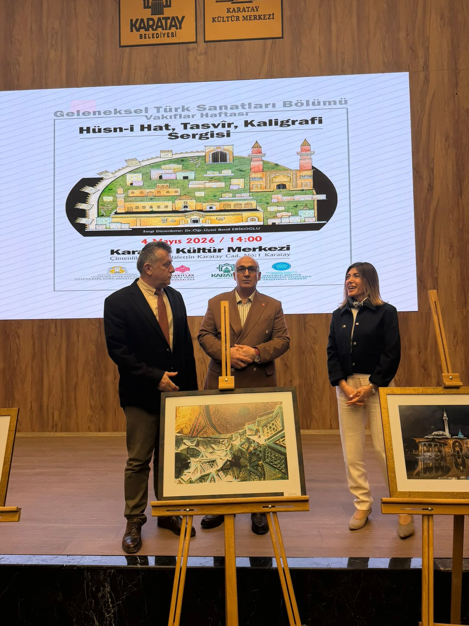 VAKIF HAFTASI MÜNASEBETİYLE SERGİ AÇILDI